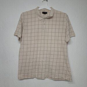 893. Van Heusen Polo Shirt Cream Sz XL